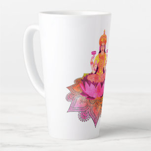 Tasse Latte Happy Diwali - Deepalavi Lakshmi Goddess 4