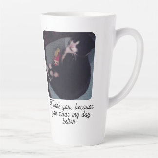 Tasse Latte Happy Meow Day ,Cat Lovers