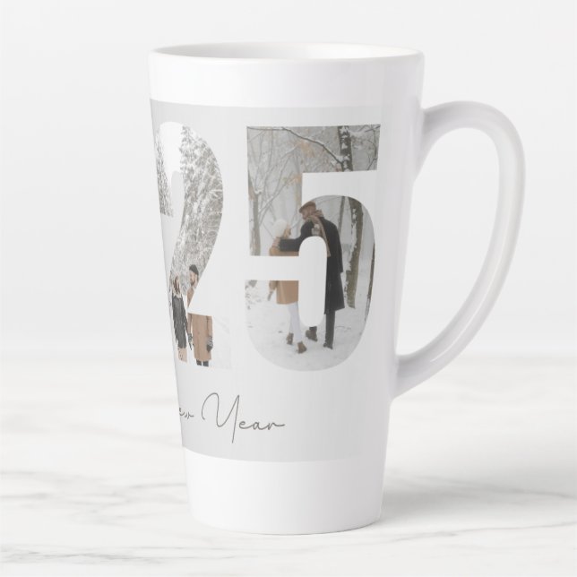 Tasse Latte Happy New Year 2025  (Droite)