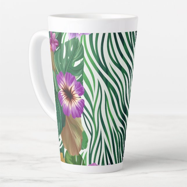 Tasse Latte Harmonie de la jungle (Angle gauche)