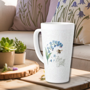Tasse Latte Héritage Abeille Calme – Fleur Botanique