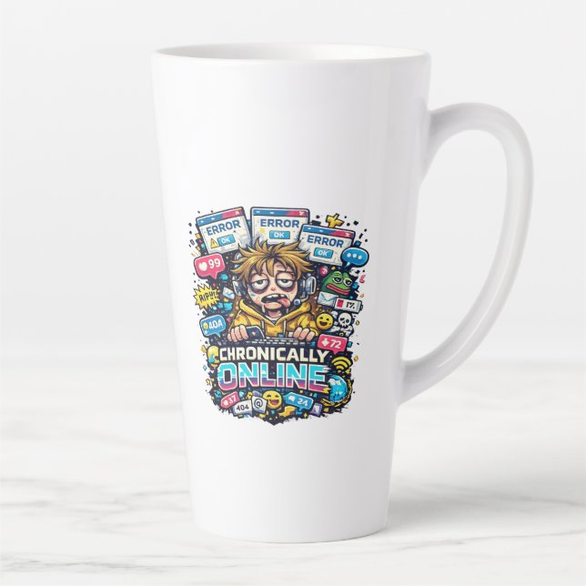 Tasse Latte Héritage d'Internet (Droite)