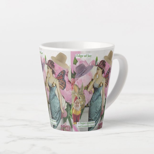 Tasse Latte Heure du printemps (Angle droit)