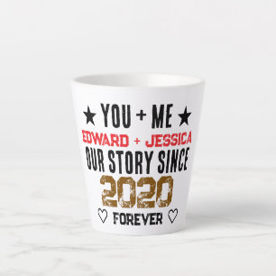 Tasse Latte Histoire de nous Toi + Moi Notre Relation Personna