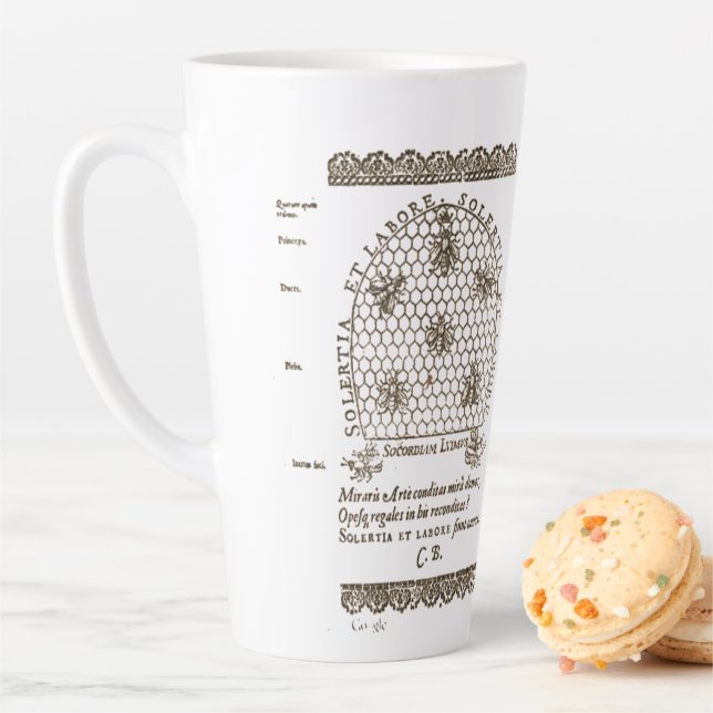 Tasse Latte Histoire des abeilles (En situation)