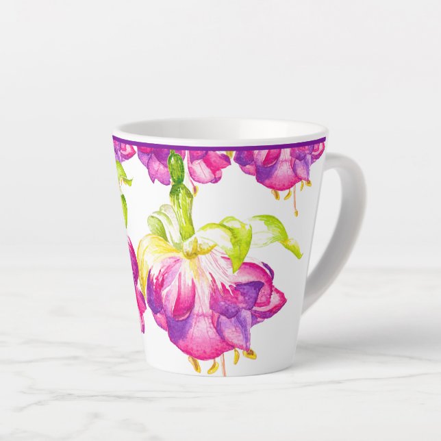 Tasse Latte Holi sur une petite tôle (Angle droit)