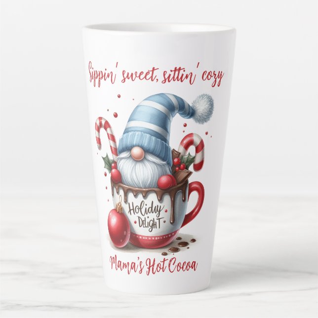 Tasse Latte Holiday Delight Gnome (Devant)