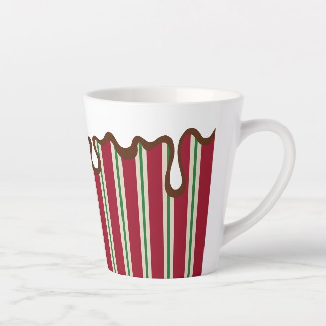 Tasse Latte Holiday Peppermint Coffee Cup (Droite)