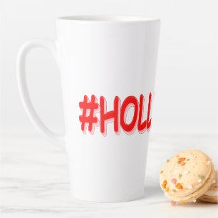 Tasse Latte "#HOLLYWOOD" Belle Conception. Commandez dès maint