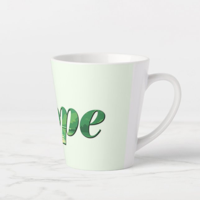 Tasse Latte Hope. (Droite)