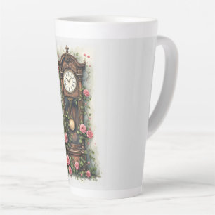 Tasse Latte Horloge à pendule Vintage Ivy Rose