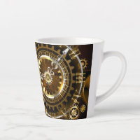 Horloge Steampunk avec des engrenages anciens