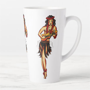 Tasse Latte Hula girl - Hawaii