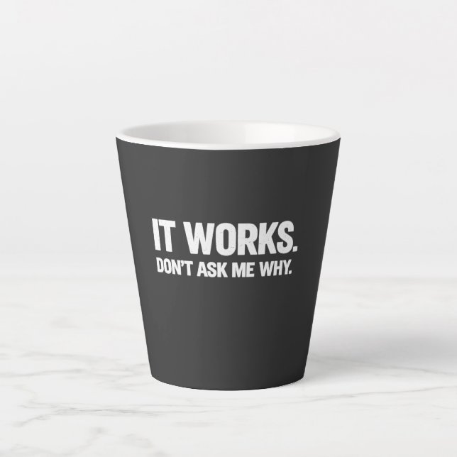 Tasse Latte Humour de programmeur drôle pour les développeurs  (Devant)