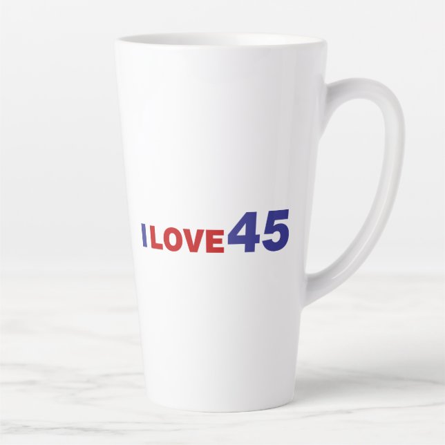 Tasse Latte I Love 45 (Droite)