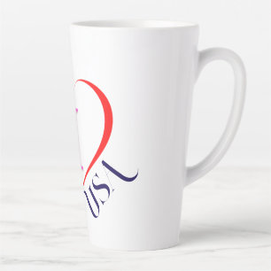 Tasse Latte I Love USA