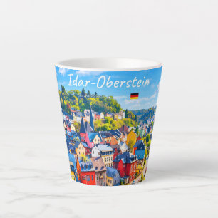 Tasse Latte Idar-Oberstein, Allemagne - Ville Petite Colorée