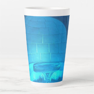 Tasse Latte Igloo room at Hotel de Glace, Québec, Canada