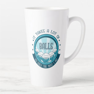 Tasse Latte Il Faut Beaucoup De Ballons Au Golf Comme Je Le Fa