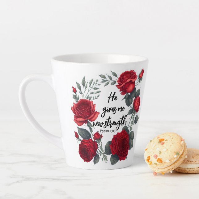 Tasse Latte Il Me Donne Une Nouvelle Force (En situation)