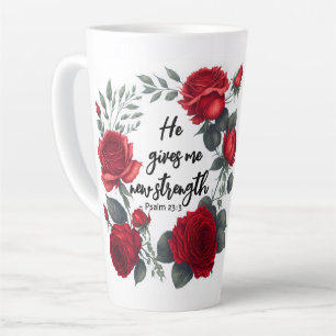 Tasse Latte Il Me Donne Une Nouvelle Force