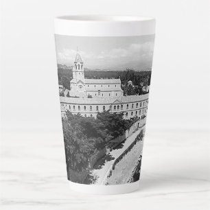 Tasse Latte Île Saint-Honorat monastère vintage Cannes