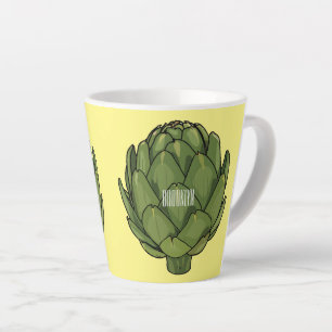 Tasse Latte Illustration d'artiste