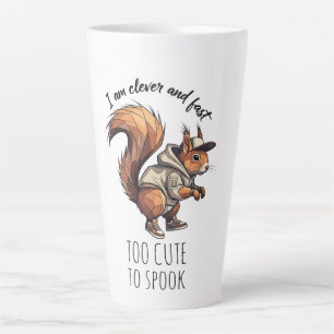 Tasse Latte Illustration d'écureuil mignon   Café M personnali