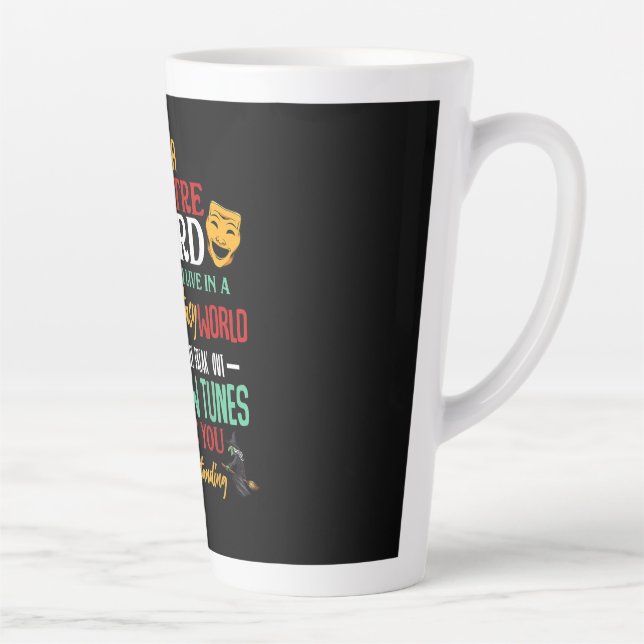 Tasse Latte Im A Atre Nerd Sur scène Acteur Amateurs Acteur Ac (Droite)