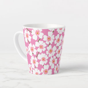 Tasse Latte Imaginaire blanc et rose