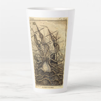 Tasse Latte Impression Kraken Vintage