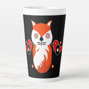 Tasse Latte Imprimantes d'art populaire scandinave Fleece de