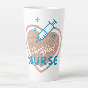 Tasse Latte Infirmière certifiée
