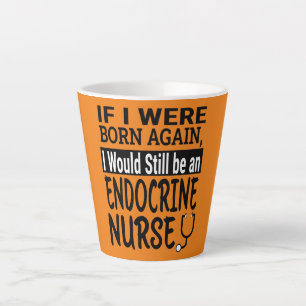 Tasse Latte Infirmière endocrinienne école d'infirmières médic