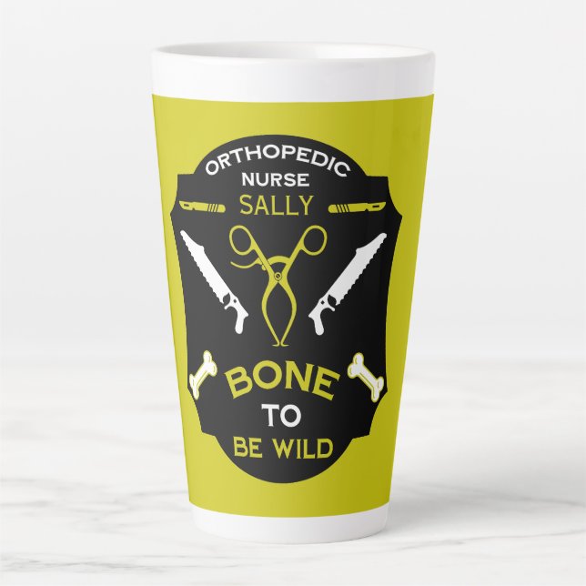 Tasse Latte Infirmière orthopédique (Devant)