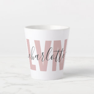 Tasse Latte Infirmière professionnelle Chic LVN personnalisée