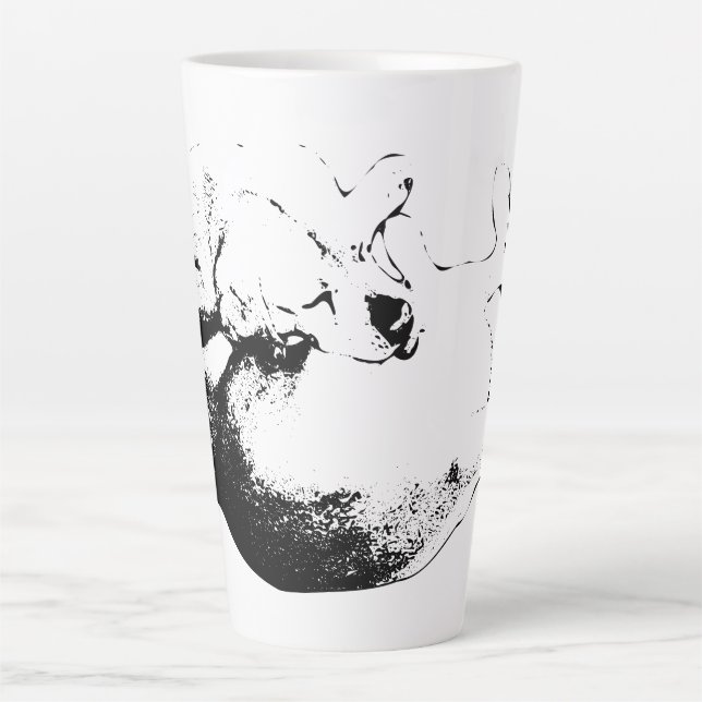 Tasse Latte Instinct en encre (Devant)
