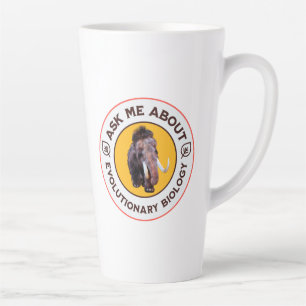 Tasse Latte Interrogez-moi sur la biologie évolutive Mammouth 