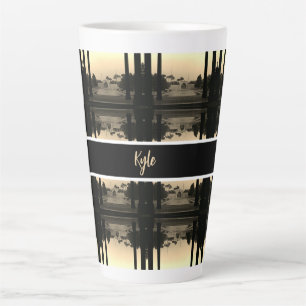 Tasse Latte Iran Ispahan palais chehel sotun 1970