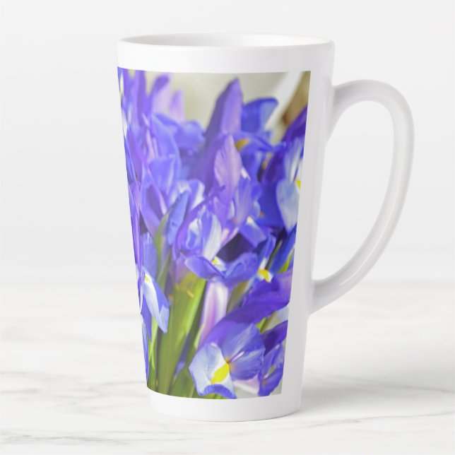 Tasse Latte Iris de printemps (Droite)