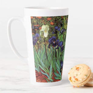 Tasse Latte Irises de Vincent van Gogh, Jardin Vintage