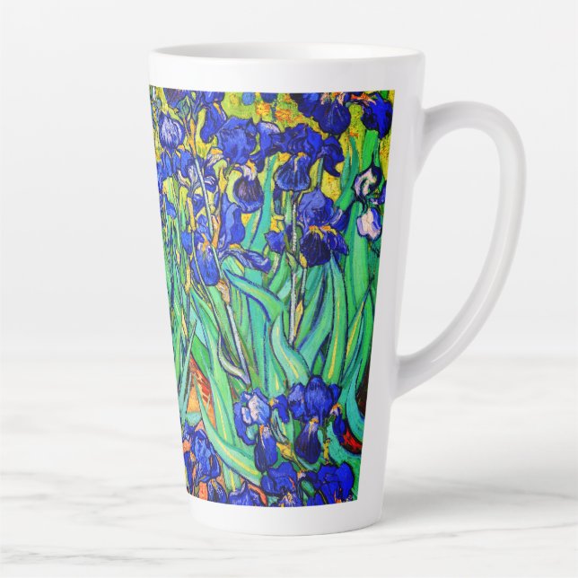 Tasse Latte Irises par Vincent Van Gogh (Droite)