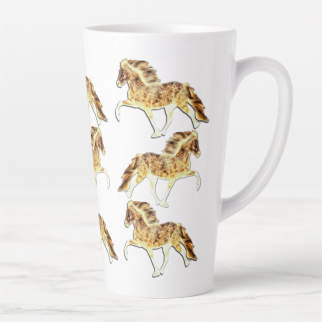 Tasse Latte Islande en feu (Droite)