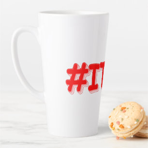 Tasse Latte "#ITALIE" Joli Design. Commandez dès maintenant