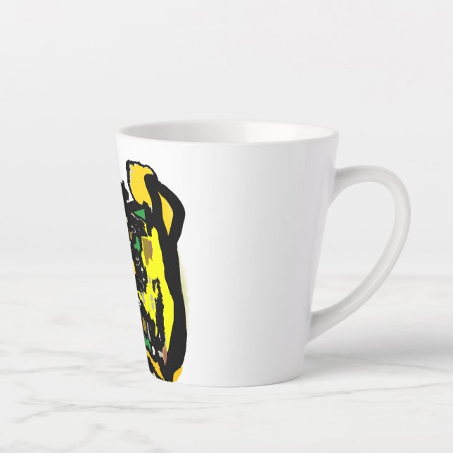 Tasse Latte Jack o' lanterne Funny (Droite)