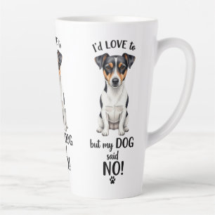Tasse Latte Jack Russell drôle que j'aimerais avoir mais mon c
