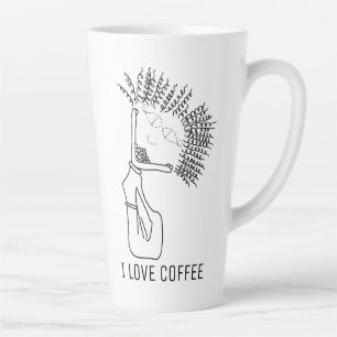 TASSE LATTE J'ADORE LE CAFÉ-CAFÉ M'AIME