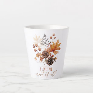 Tasse Latte J'Aime Chuter La Plupart De Tous Les Foliages Feui