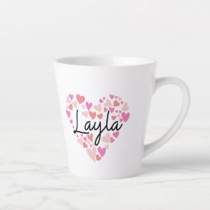 Tasse Latte J'aime Layla