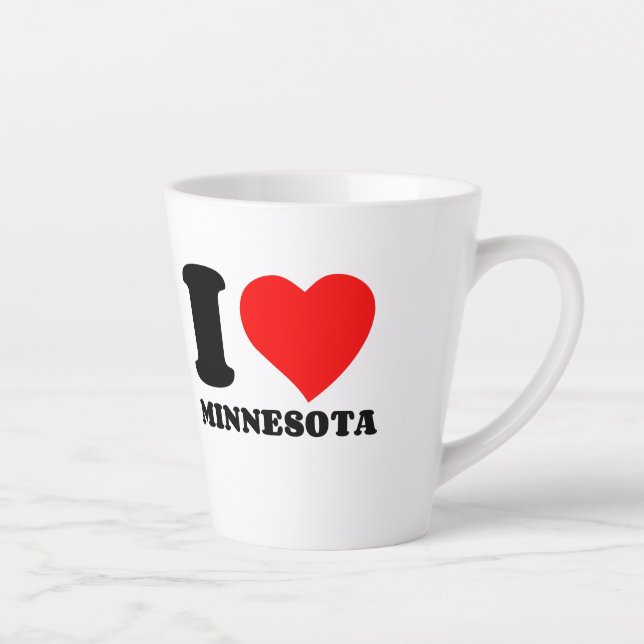 TASSE LATTE J'AIME LE MINNESOTA (Droite)